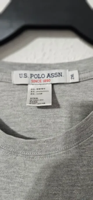 Camiseta Polo Assn Gris Talla L