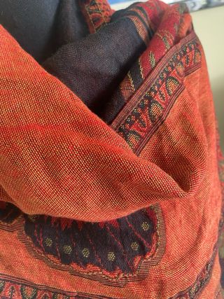 Sciarpa con farfalle 100%cashmer