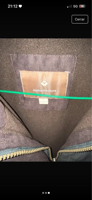 Chaleco acolchado marrón