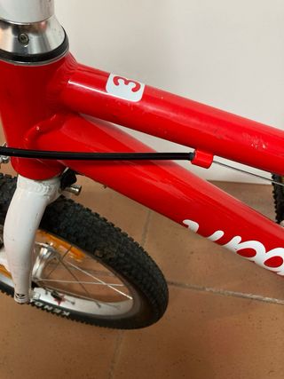 Bicicleta infantil Woom 3 Roja