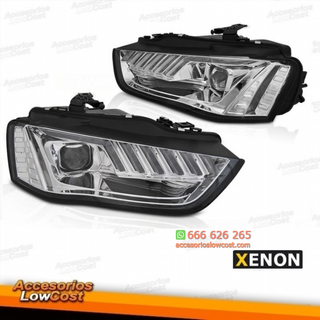 FAROS DELANTEROS XENON CON LUZ DIURNA LED PARA AU