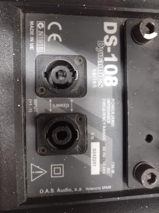 4 Altavoces DAS 150W