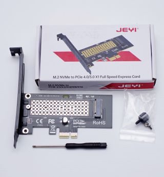 Adaptador SSD NVMe M.2 a PCI-E x1 JEYI