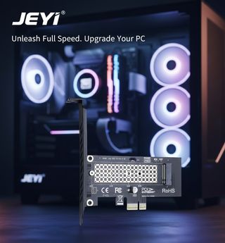 Adaptador SSD NVMe M.2 a PCI-E x1 JEYI