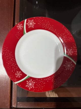 Vajilla Navidad Santa Claus 12 puestos