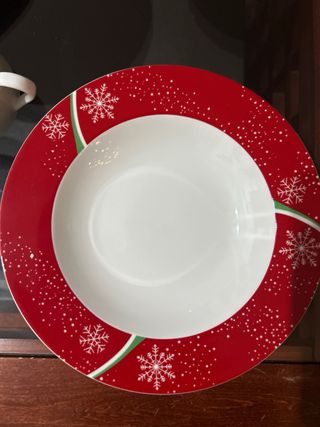 Vajilla Navidad Santa Claus 12 puestos