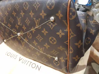 Borsa Louis Vuitton capiente marrone