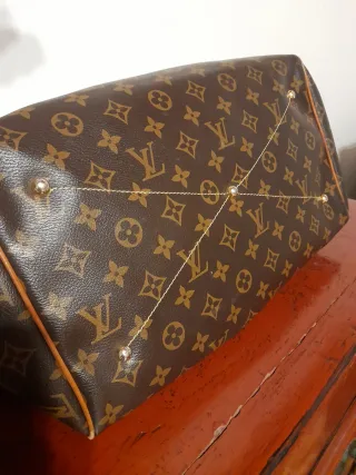 Borsa Louis Vuitton capiente marrone