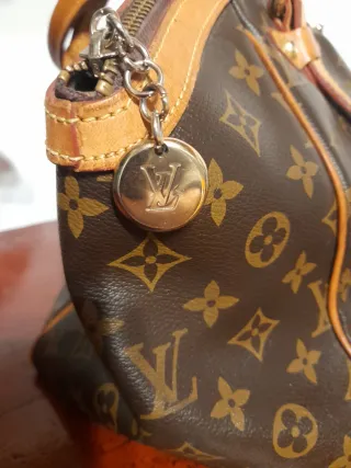 Borsa Louis Vuitton capiente marrone