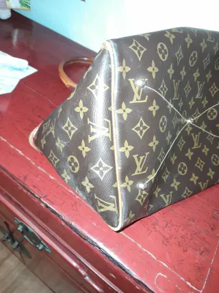 Borsa Louis Vuitton capiente marrone