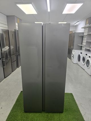 Nevera Americana Gris