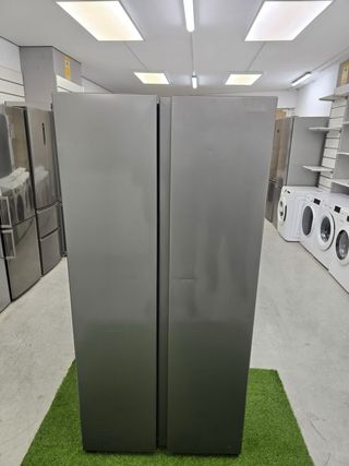 Nevera Americana Gris