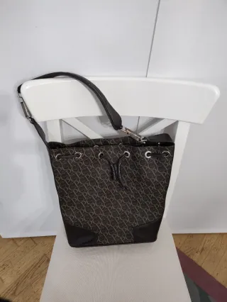 Bolso Pierre Cardin Marrón y Negro