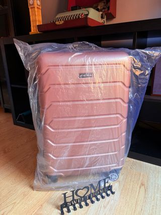 Maleta de viaje mediana HI-HI-HI rosa