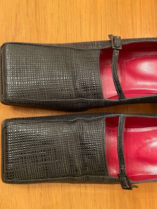 MUXART - Zapatos tacón negros 37,5