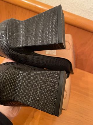 MUXART - Zapatos tacón negros 37,5