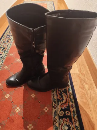 Bota de mujer de piel