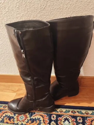 Bota de mujer de piel