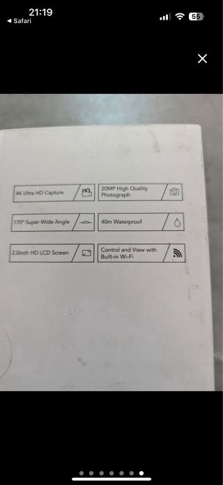 Cámara de acción 4K WiFi