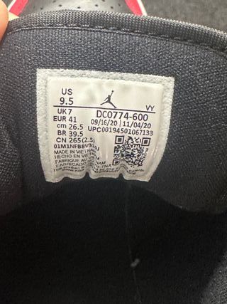 Nike Jordan 1 Low 41 Rosso