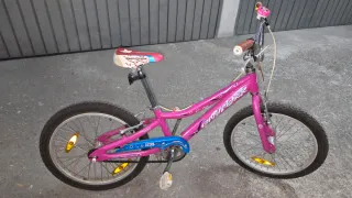 Bicicleta niña rosa