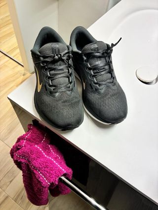 Zapatillas Nike Winflo 10 Negras y Doradas