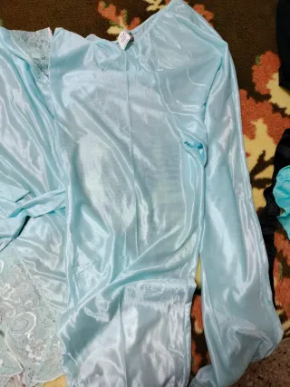 Deshabillé y braguita azul Talla L/40