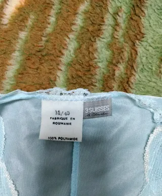 Deshabillé y braguita azul Talla L/40