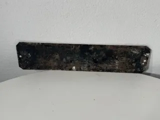 Insegna smaltata PORTIERE anni '30