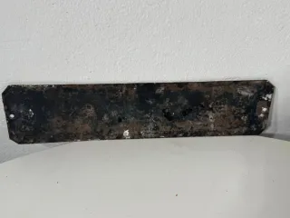 Insegna smaltata PORTIERE anni '30