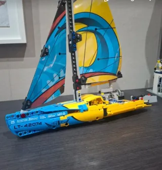 Lego Catamarán Vela 42074