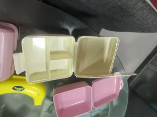 Lote tuppers merienda infantil