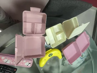 Lote tuppers merienda infantil