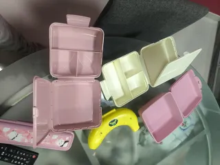 Lote tuppers merienda infantil