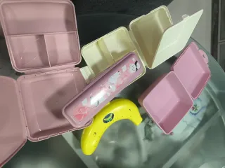 Lote tuppers merienda infantil