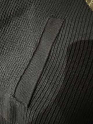 Cárdigan De Punto Ralph Lauren Negro Cremallera