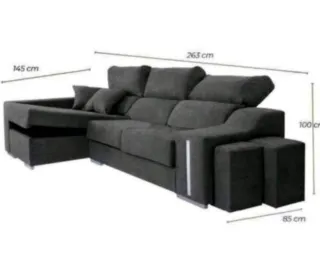 Sofá modular de tela