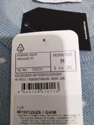 Jersey LC Waikiki lunares azul Talla S