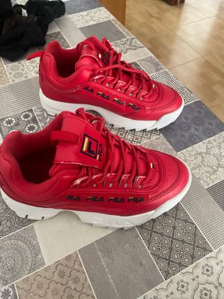 Zapatillas Fila Rojas Talla 38