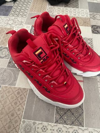 Zapatillas Fila Rojas Talla 38