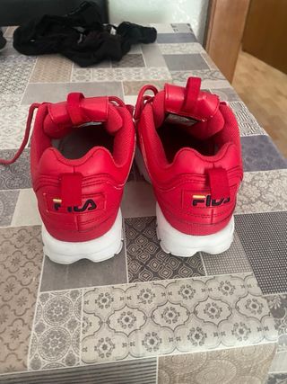 Zapatillas Fila Rojas Talla 38