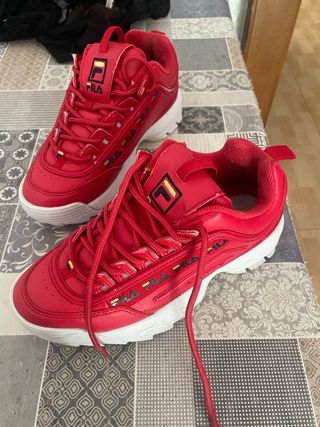 Zapatillas Fila Rojas Talla 38