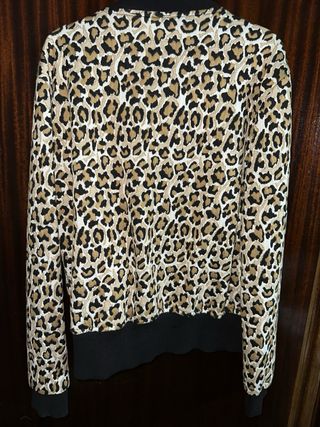 Chaqueta Topshop Estampado Leopardo