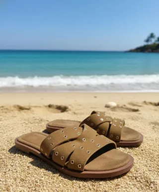 Sandalias Zara Marrones Talla 36 NUEVAS