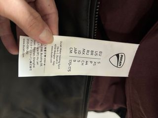 Chaqueta Piel Ducati Original Negra