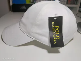 Cappellino Ralph Lauren Bianco Uomo Donna