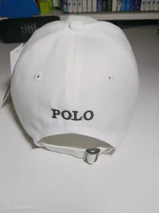 Cappellino Ralph Lauren Bianco Uomo Donna