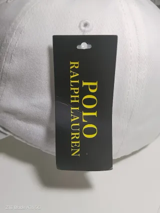 Cappellino Ralph Lauren Bianco Uomo Donna