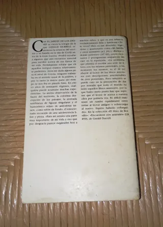 Libro: El Jardín de los Dioses