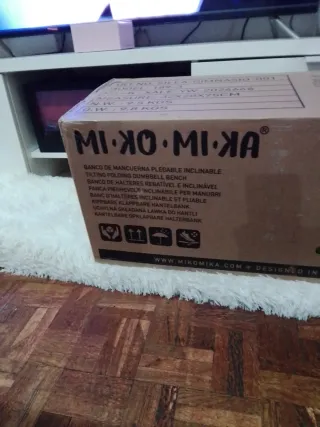 Banco de Mancuernas Plegable Inclinable